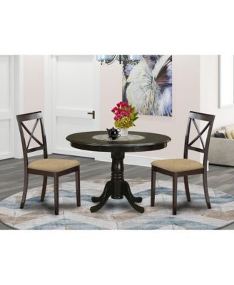 3 PC Kitchen Table set-Table and 2 Kitchen Chairs