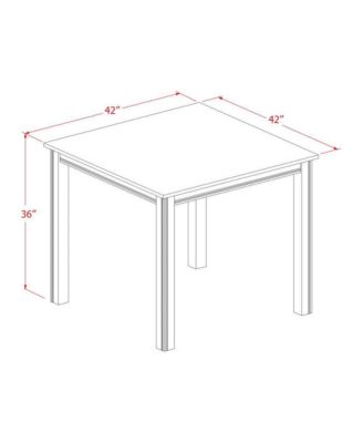 3 Pc counter height pub set Dining Table and 2 counter height Dining chair