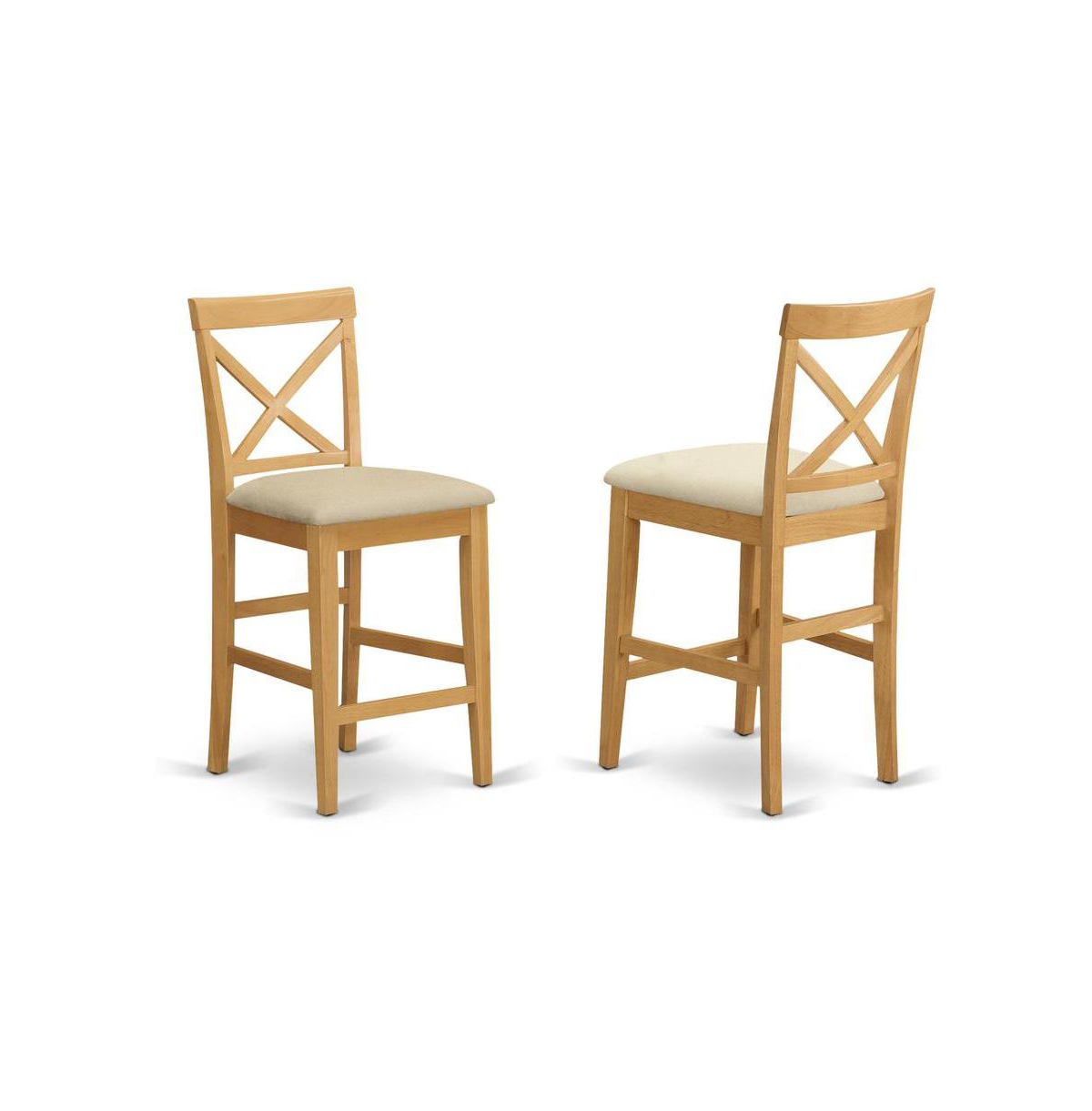 East West Furniture 5 Pc counter height pub set-pub Table and 4 counter height Chairs