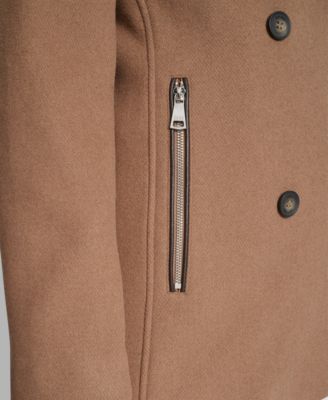 Women's Double-Breasted Bibbed Collared Coat
