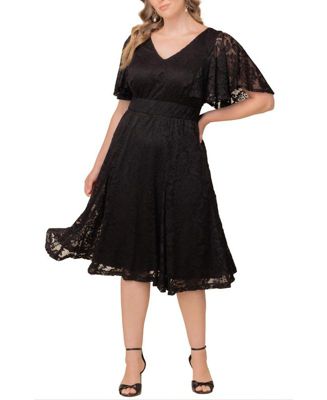 Plus Size Camille Lace Cocktail Dress