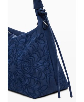 Women's Medium mandala embossed shoulder bag