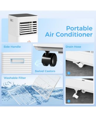 10000 BTU Mobile Air Conditioner for Cooling and Dehumidifying