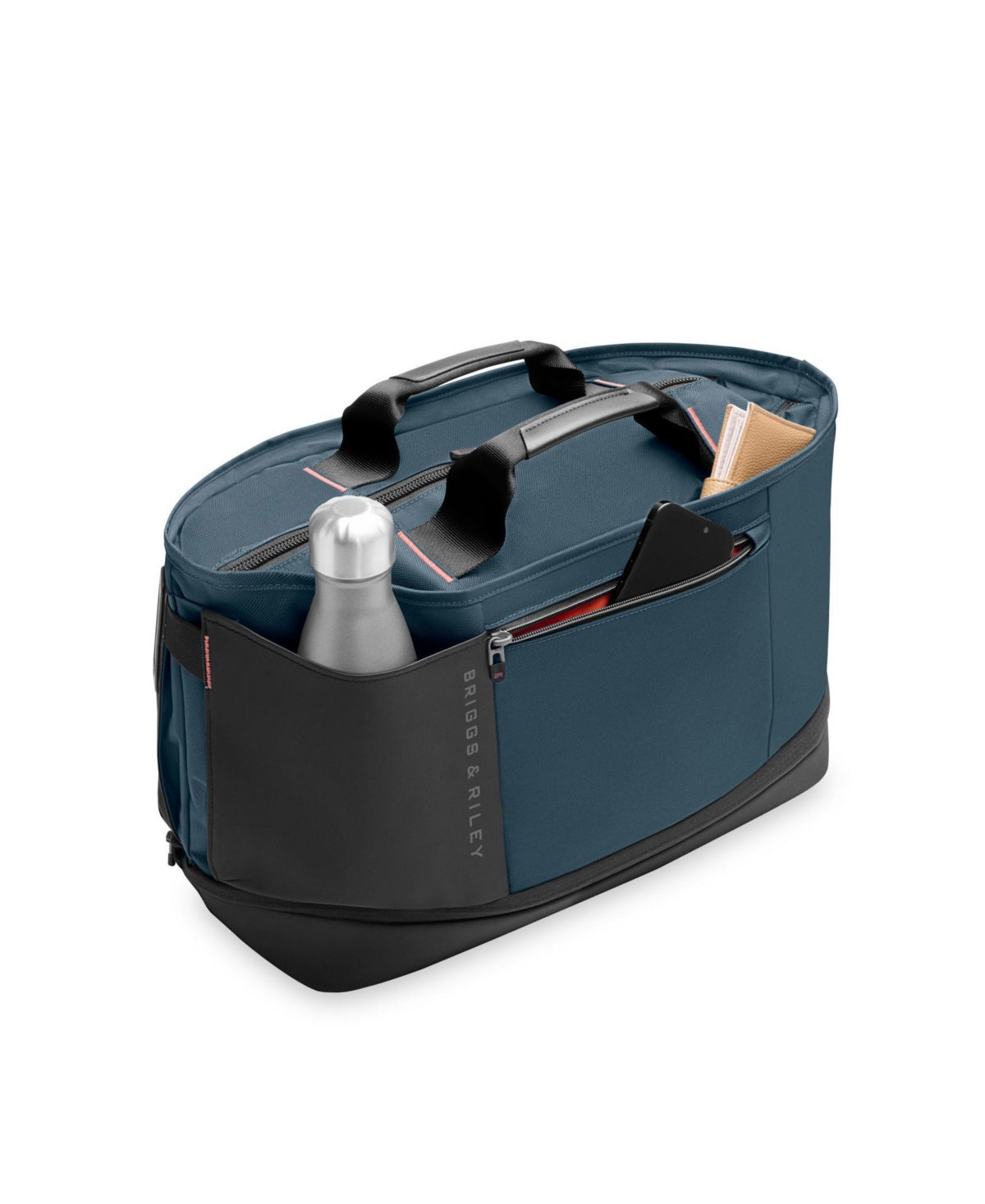 Briggs & Riley Expandable Overnighter In Blue