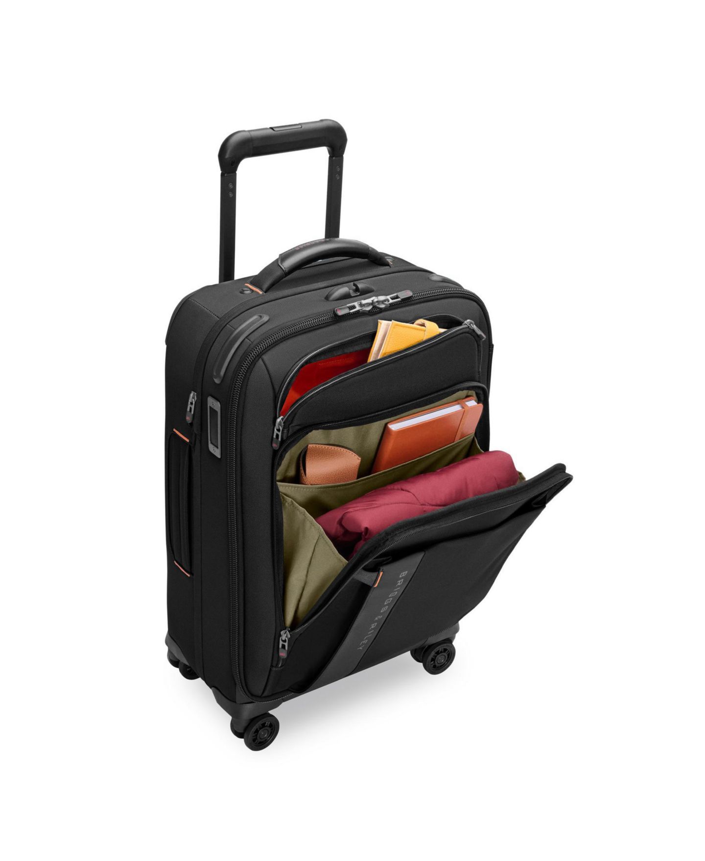Чемодан Briggs & Riley Essential 22" Carry-On Expandable Spinner, цвет: Чёрный — фото 2