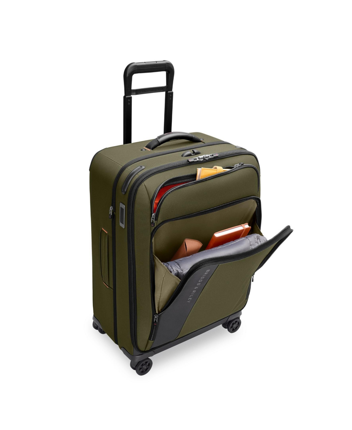 Briggs & Riley Zdx 26" Check-in Medium Expandable Spinner In Green
