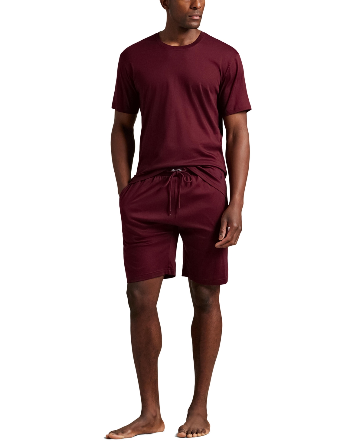 Polo Ralph Lauren Men's Drawstring Pajama Shorts In Brown