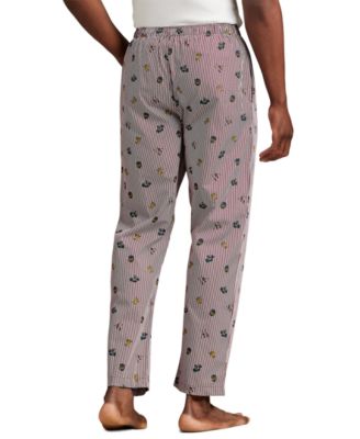 Men's Rugby Print Pajama Pants