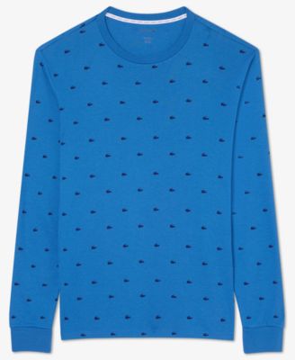 Men's All Over Crocodile Waffle-Knit Thermal Shirt