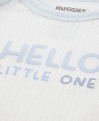 Baby Boy Short Sleeve Bodysuit, Cardigan and Pant, 3-Piece Set