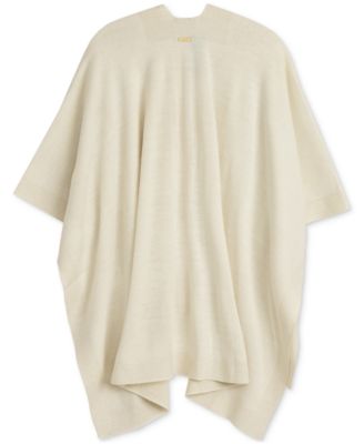 Ruana with Shine Border