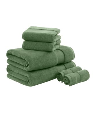 Turkish Cotton 6-Pc. Bath Towel Set