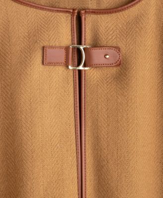 Equestrian-Buckle Ruana