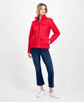 Women's Solid Quilted Jacket