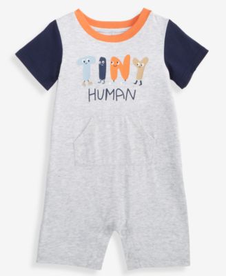 Macy's - Baby Boys Tiny Human Sunsuit