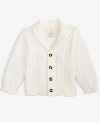 First Impressions - Baby Boys Cable Cardigan Sweater