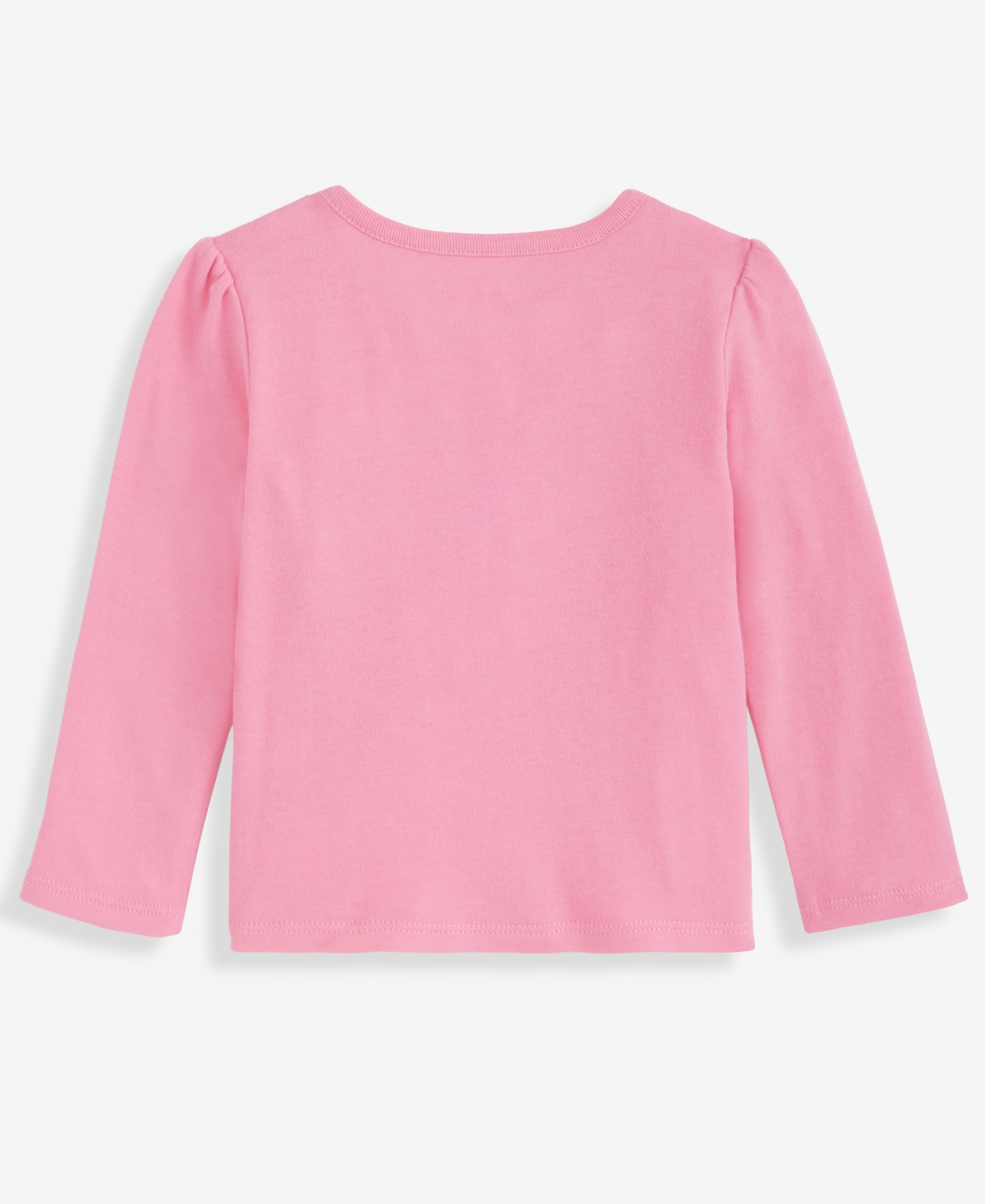 First Impressions Baby Girls Long-sleeve Heart T-shirt, Macy's Exclusive In Pink