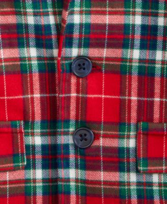 Baby Boys North Pole Cotton Flannel Blazer, Macy's Exclusive