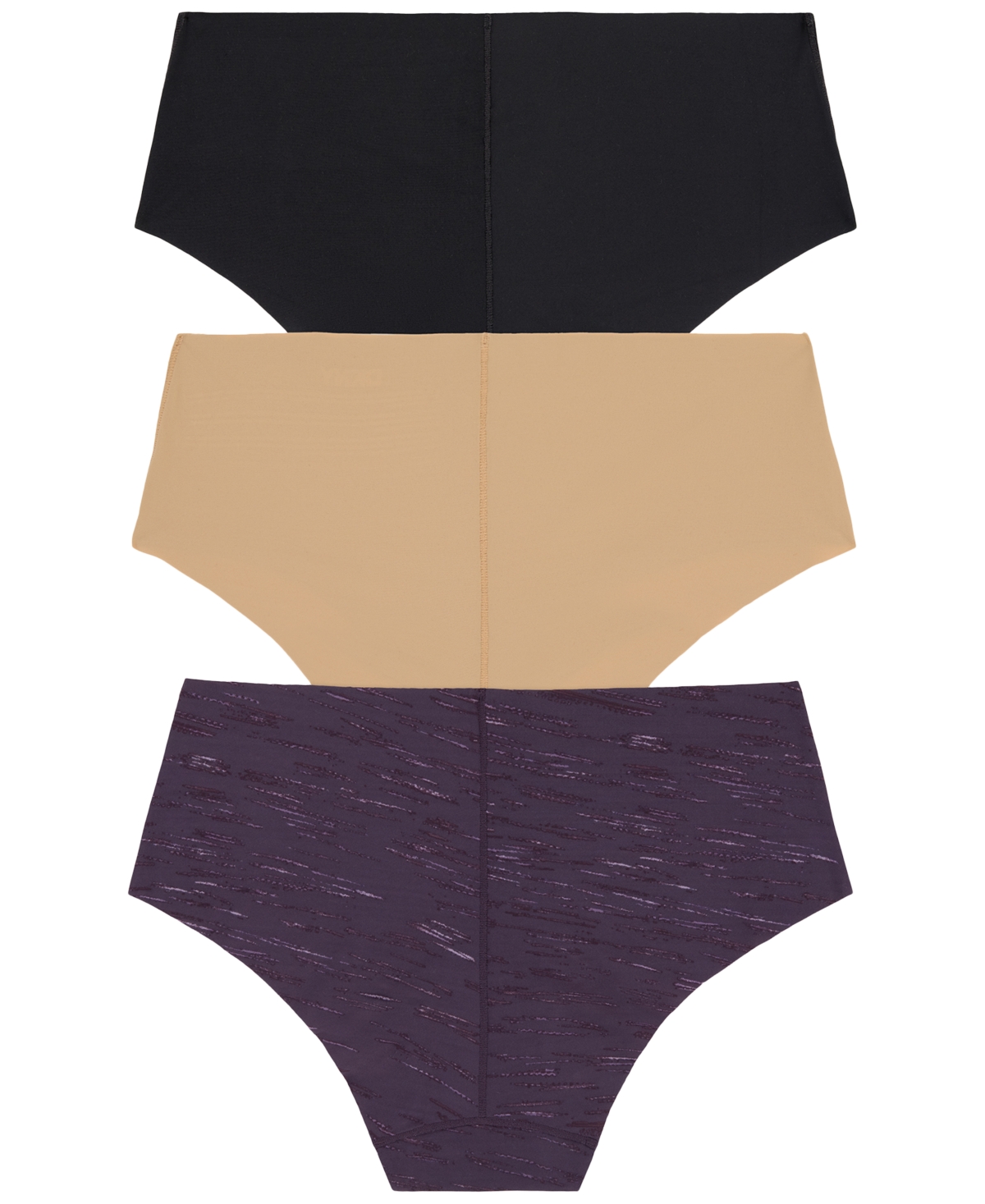 Dkny Litewear Cut Anywhere Assorted 3-pack Hipster Briefs