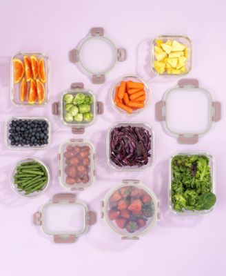 24-Pc. Glass Storage Containers with Lids