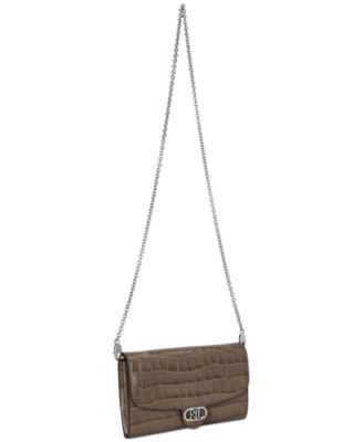 Adair Croc-Embossed Leather Small Crossbody