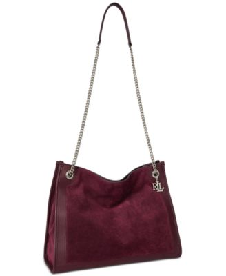 Suede Large Bradley Shopper Tote Bag