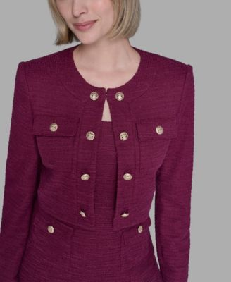 Women's Knit Tweed Jacket