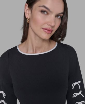 Women's Boat Neck Sheath Dress