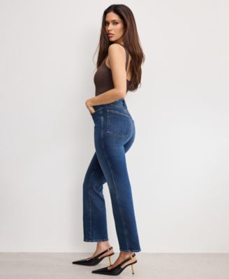 Women's Soft Tech Good Curve Straight Jeans, Regular & Plus Size