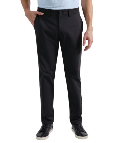 Мужские брюки Haggar Straight-Fit Sport Travel Performance Casual, цвет: Чёрный