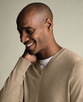 Men's V-Neck Regular-Fit Sweater