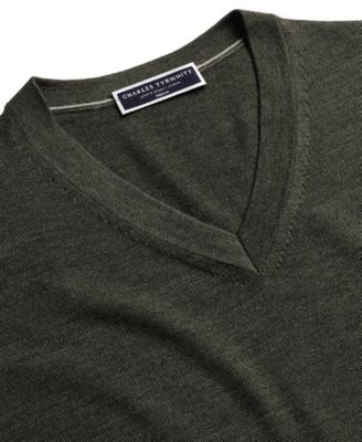 Men's V-Neck Regular-Fit Sweater