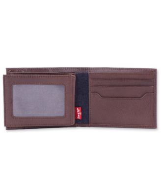 Men's Extra-Capacity Corded Cover Bi-Fold Wallet