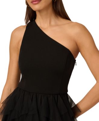 Women's One-Shoulder Midi Dress