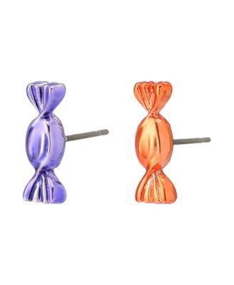 Multi-Colored Candy Mismatch Stud Earrings