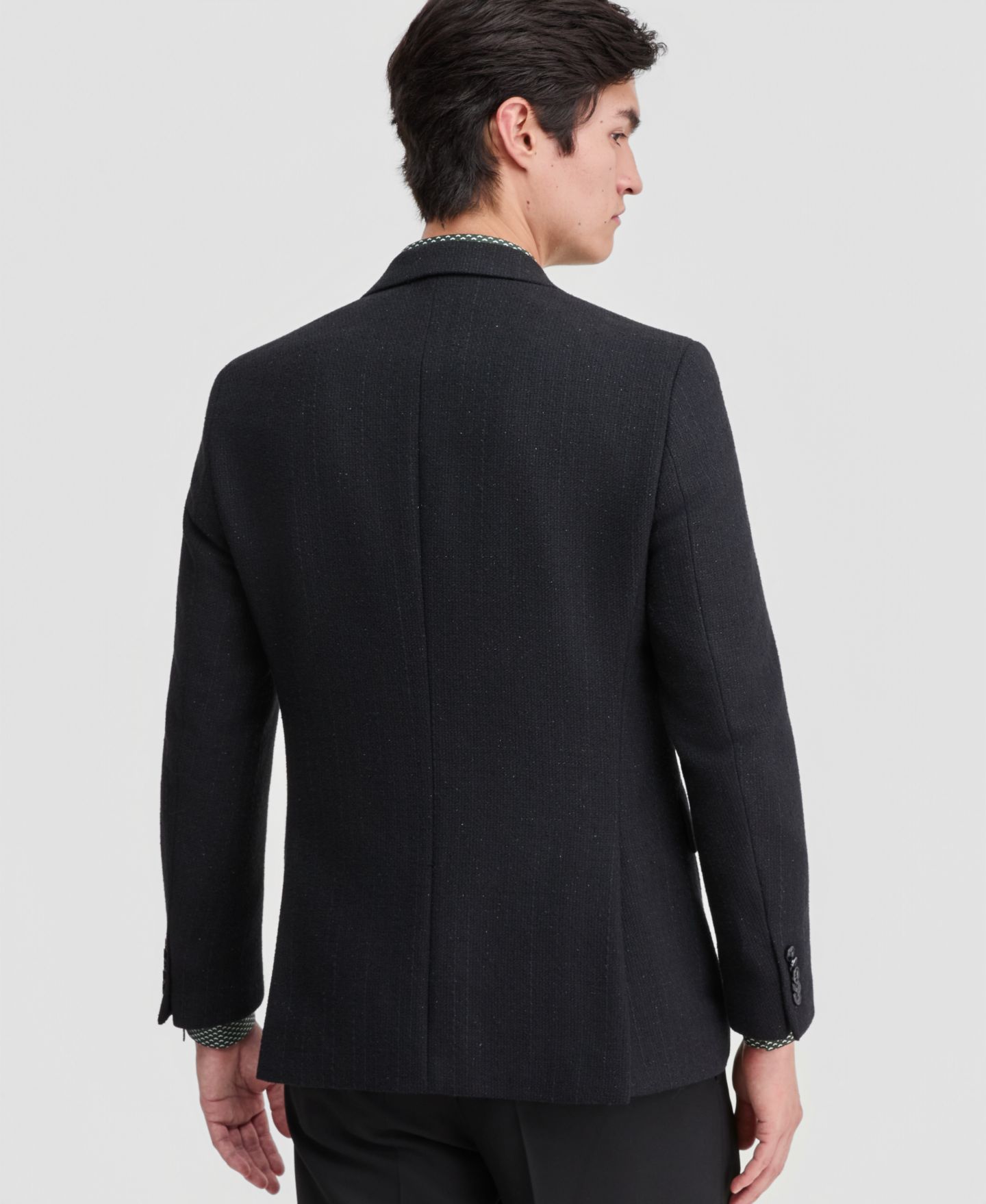 Мужской пиджак Hugo Boss Modern-Fit Sport Coat, цвет: Чёрный — фото 2