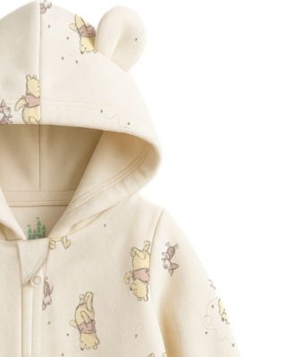 Baby Boys or Baby Girls Pooh Hooded Pramsuit