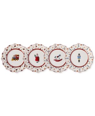 Villeroy & Boch - Toy's Delight 2025 Anniversary Plates, Set of 4