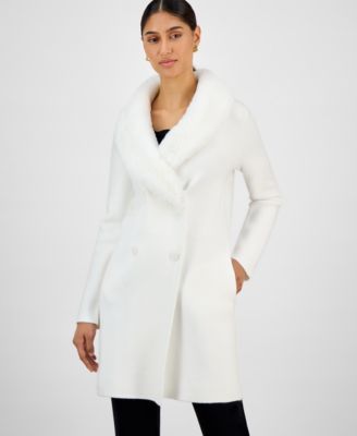 Women's Faux-Fur Shawl-Collar Jacket