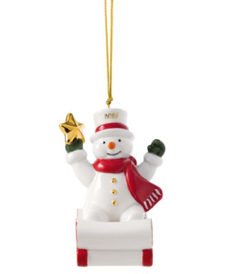 2025 Christmas Classics Annual Snowman Ornament