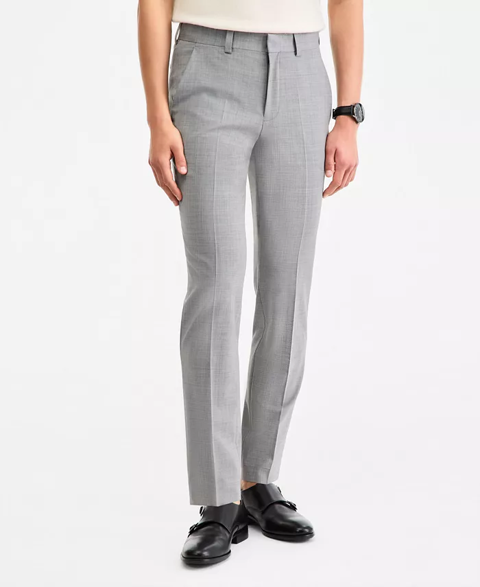 Men's Modern-Fit Dark Gray Suit Separates Pant - thumbnail 3