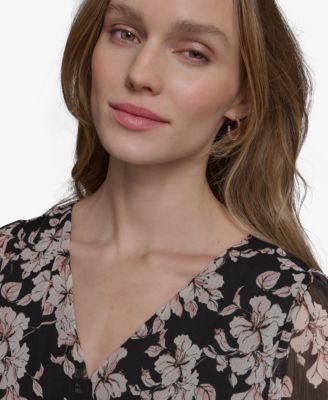 PRINTED CHIFFON FLOR