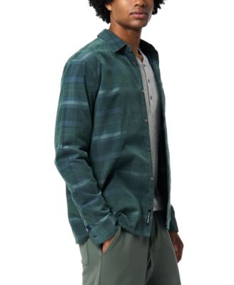 Men's Sinclair Plaid Baby Cord Shirt