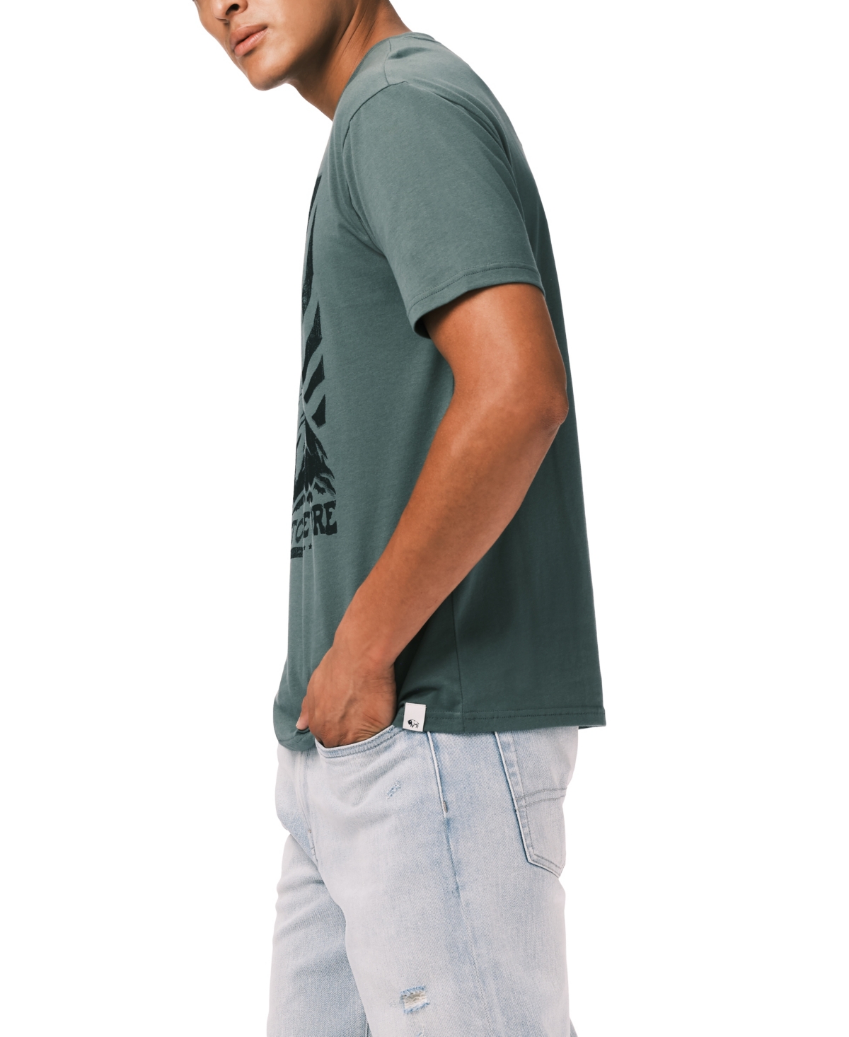 Buffalo David Bitton Men's Trelan Regular Fit T-shirt In Green