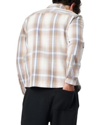 Men's Samme Regular Fit Plaid Pattern Shirt