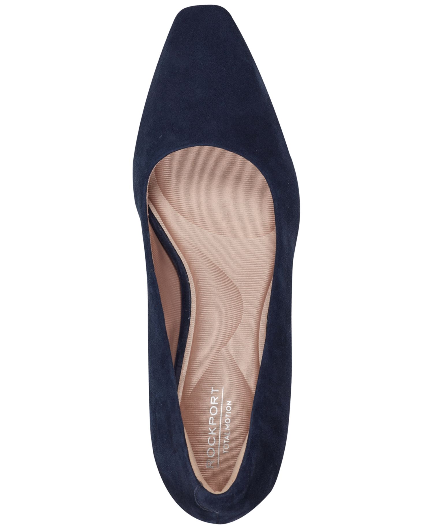 Women's Merida Total Motion Suede Block Heel Pumps