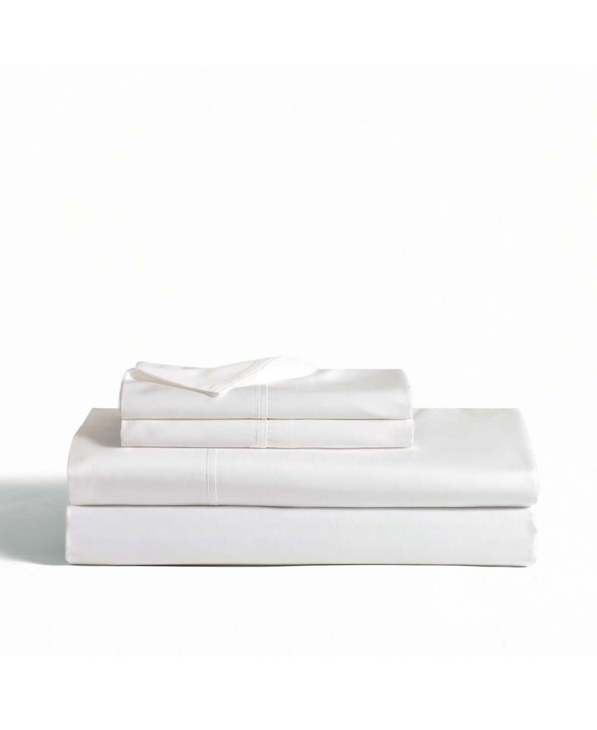J Queen New York Premier 300 Thread Count Sateen 4-pc. Sheet Set, King In White