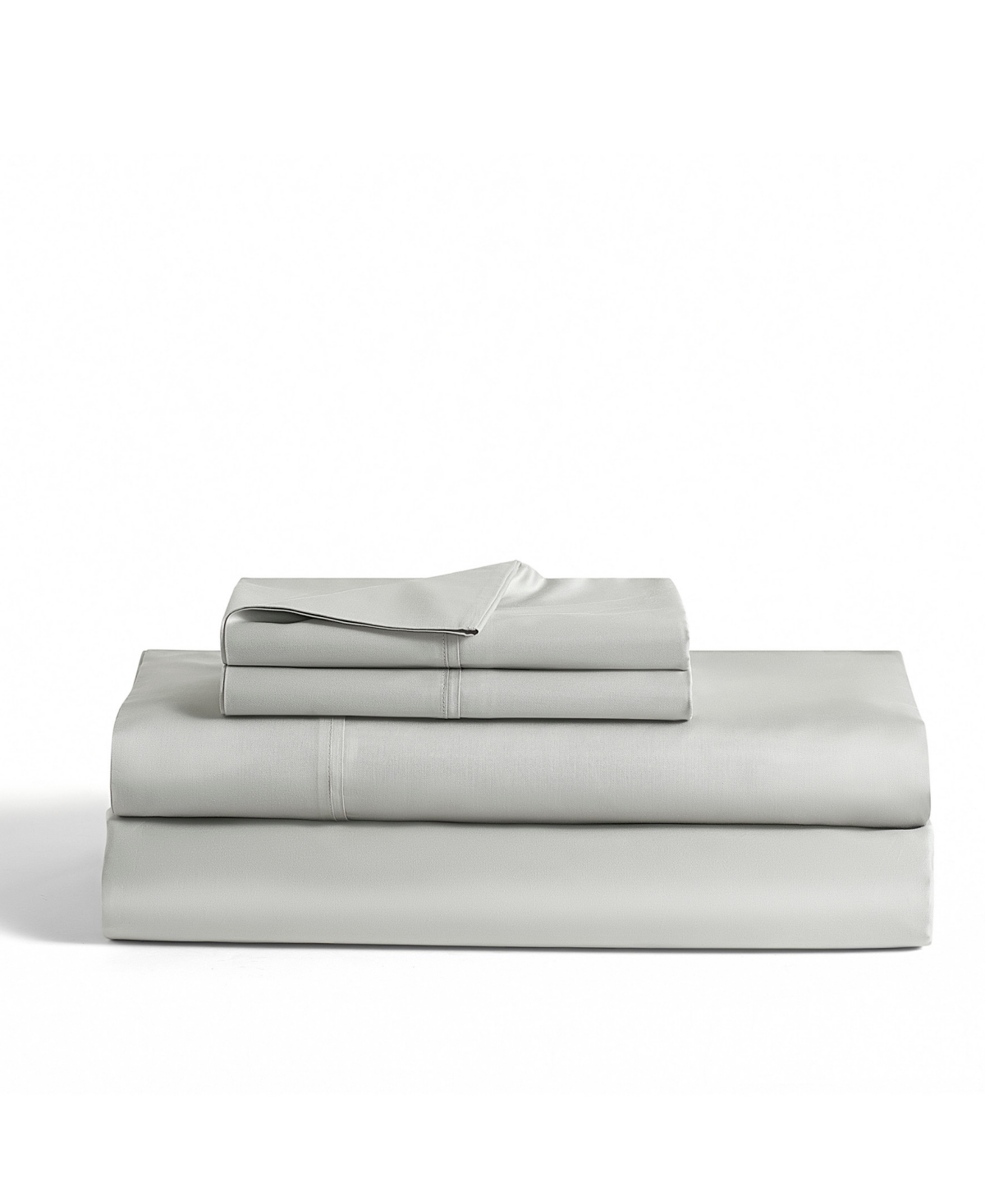 J Queen New York Premier 300 Thread Count Sateen 4-pc. Sheet Set, King In Silver