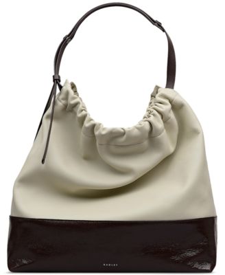 The Portobello Large Leather Drawstring Shoulder Bag