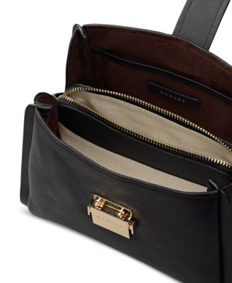 Sloane Mews Medium Leather Zip Top Crossbody